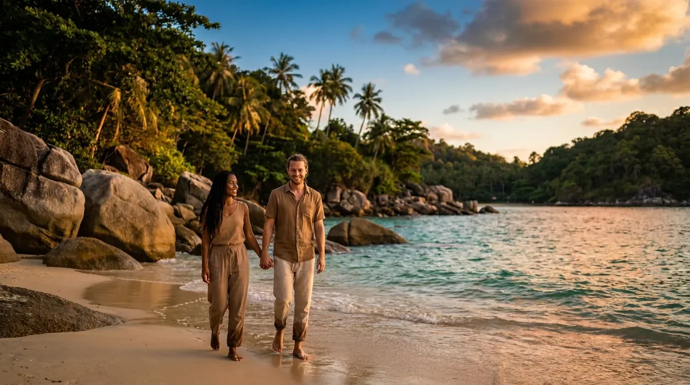 Best Beaches in Phuket for Couples at Freedom Beach, Phuket, Thailand