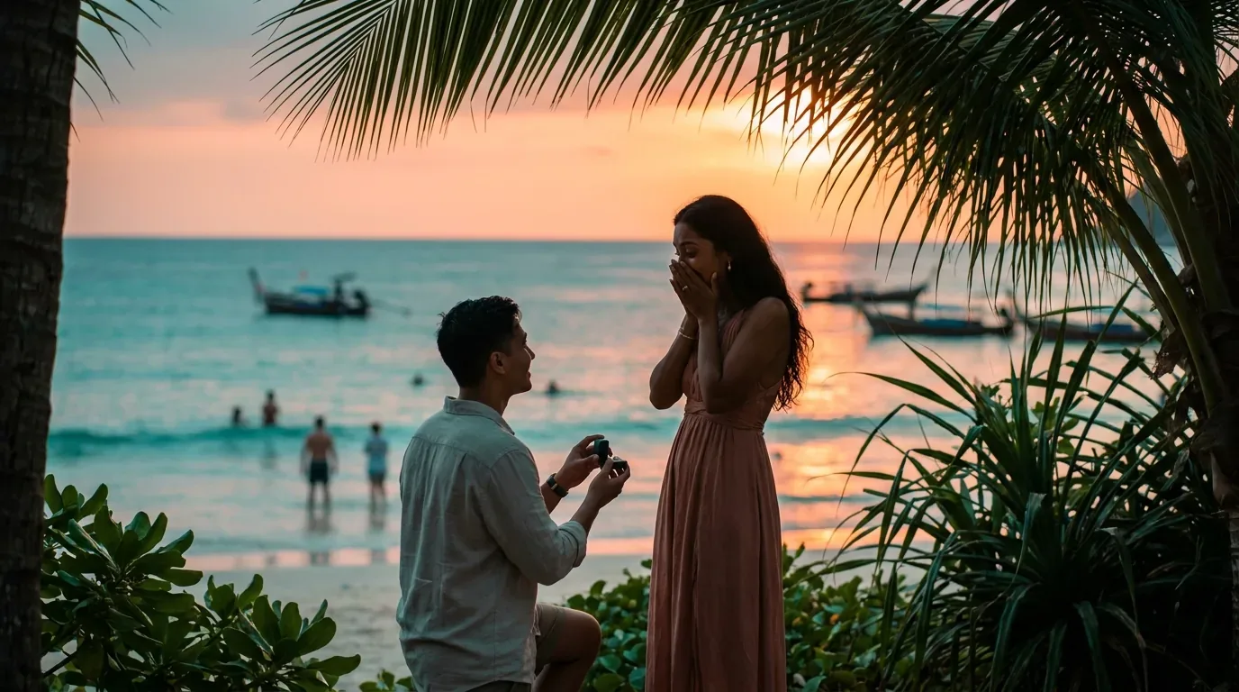How Secret Proposal Photography Works at Kata Beach, Phuket, Thailand