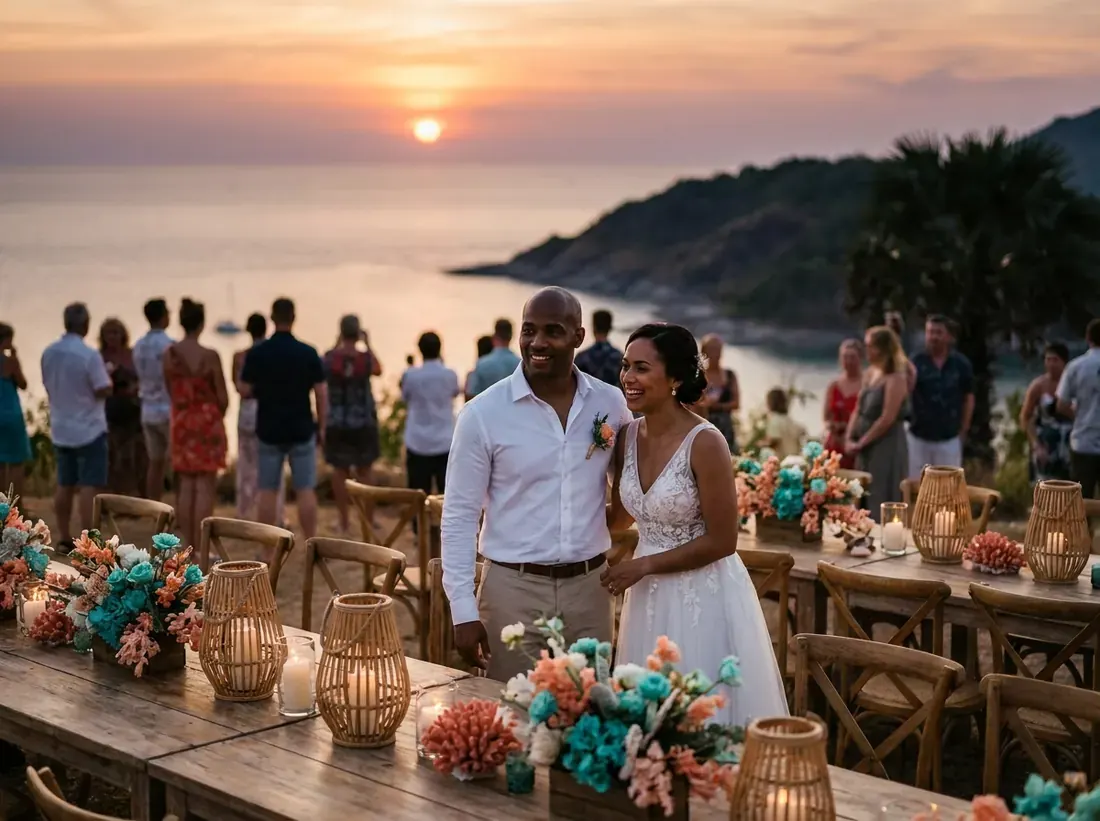 Styled decor for a promthep cape phuket sunset viewpoint crowd andaman in Phuket