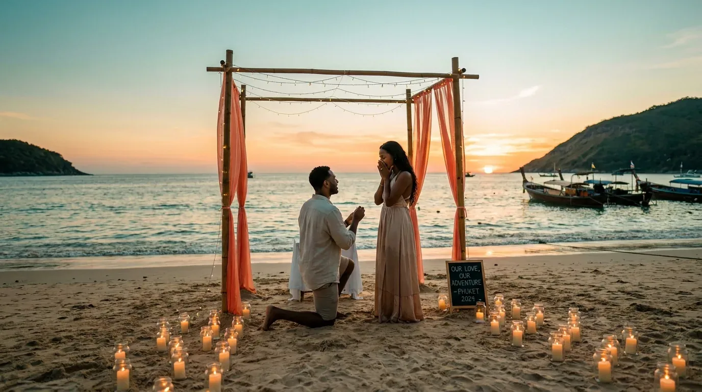 How Much Does a Proposal in Phuket Cost? at Nai Harn Beach, Phuket, Thailand