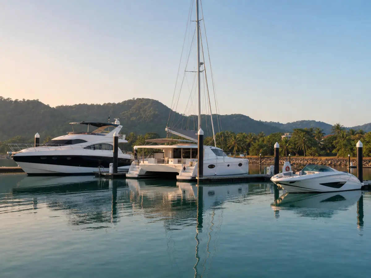 Motor yacht, catamaran and speedboat charter options in Phuket